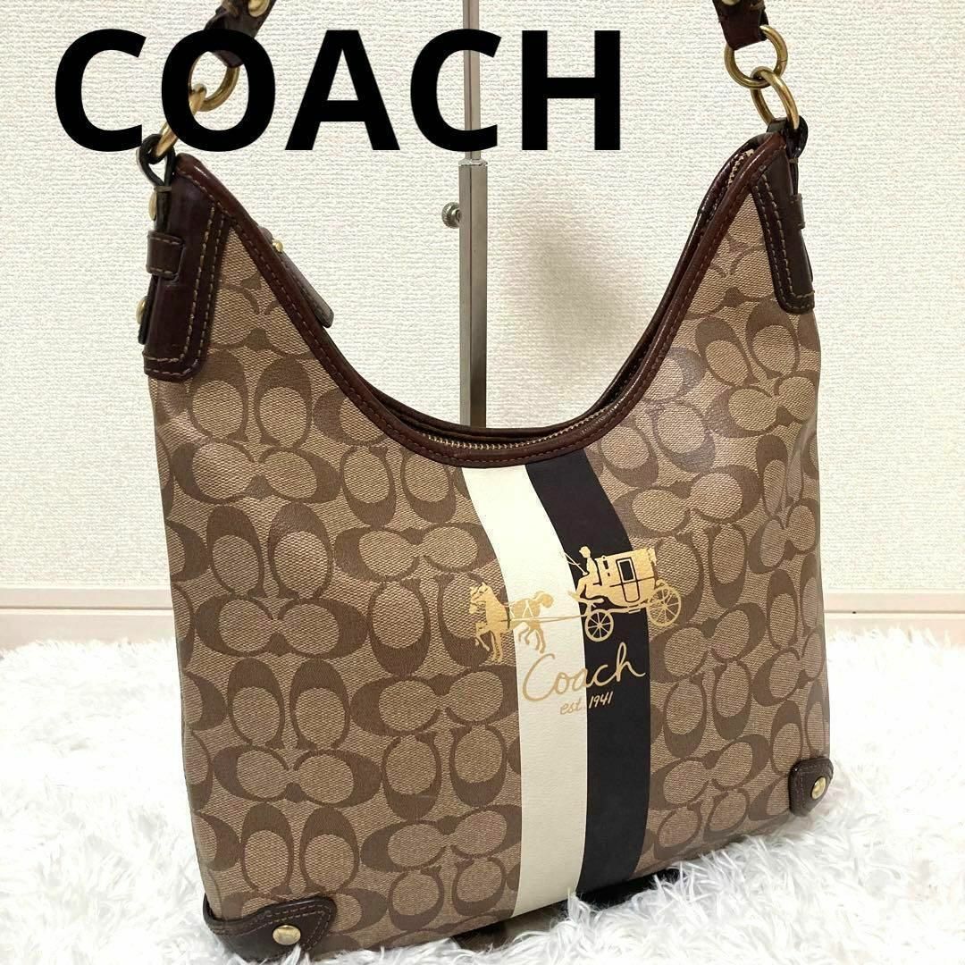 COACH(コーチ)のコーチ　ハーフムーン　ショルダーバッグ ワンショルダー　シグネチャー 13193 レディースのバッグ(ショルダーバッグ)の商品写真