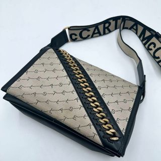 ステラマッカートニー(Stella McCartney)の超希少 美品 ステラマッカートニー モノグラム ショルダーバッグ チェーン 切替(ショルダーバッグ)