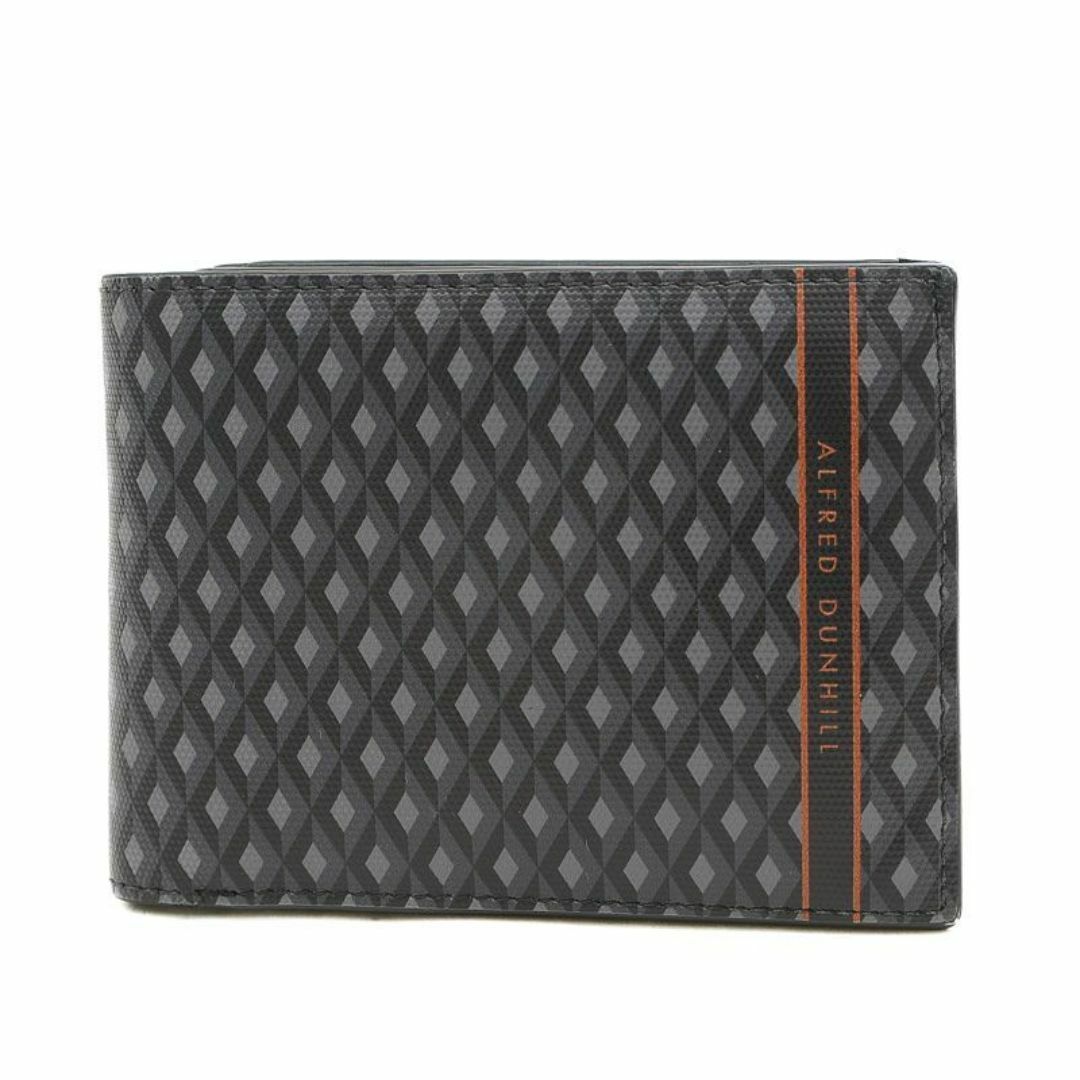 Dunhill(ダンヒル)のダンヒル 折り財布 ウォレット チェック レザー 本革 PVC グレー ブラック メンズのファッション小物(折り財布)の商品写真