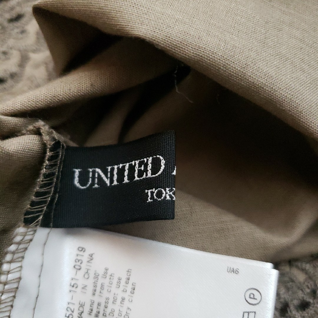 UNITED ARROWS(ユナイテッドアローズ)の❤UNITEDARROWS❤リネン混七分袖刺繍ドルマンブラウス/フリーサイズ レディースのトップス(シャツ/ブラウス(長袖/七分))の商品写真