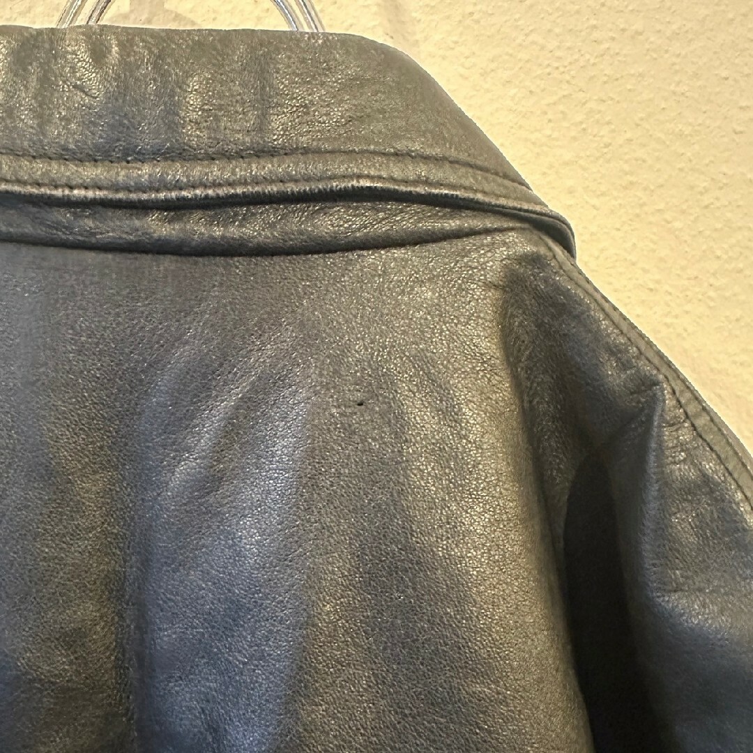 DURANTE GENUINE　レザー　カバーオール　ドローコード　ブラック メンズのジャケット/アウター(レザージャケット)の商品写真