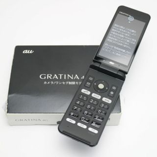 キョウセラ(京セラ)の新品 au KYF31 GRATINA 4G ブラック  M777(携帯電話本体)