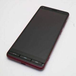 キョウセラ(京セラ)の新品同様 BASIO4 ワインレッド スマホ 白ロム M777(スマートフォン本体)