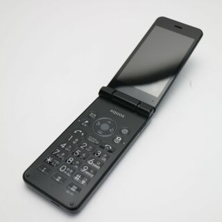 シャープ(SHARP)の超美品 602SH ブラック 本体 白ロム  M777(携帯電話本体)