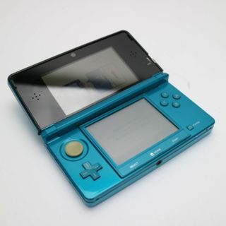 ニンテンドー3DS(ニンテンドー3DS)の良品中古 ニンテンドー3DS アクアブルー  M777(携帯用ゲーム機本体)