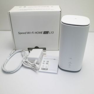 新品同様 Speed Wi-Fi HOME 5G L13 ZTR02 ホワイト M777(その他)