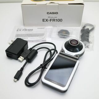 カシオ(CASIO)の新品同様 EX-FR100 ホワイト  M777(コンパクトデジタルカメラ)
