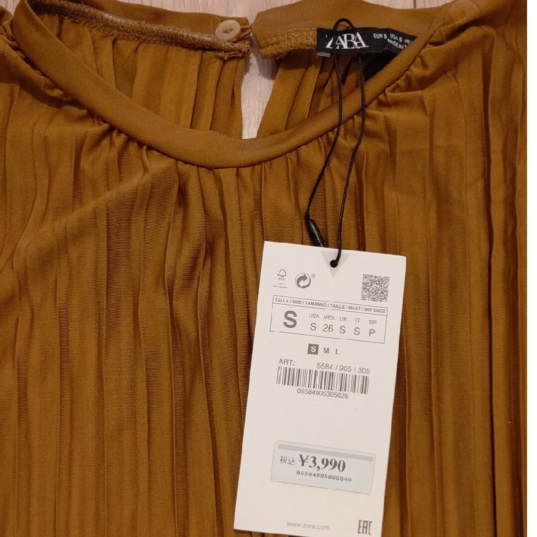 ZARA(ザラ)の新品タグ付きZARAオールインワンSサイズ レディースのパンツ(オールインワン)の商品写真