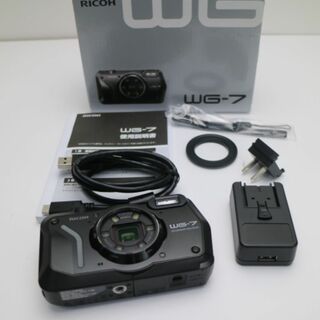 リコー(RICOH)の新品同様 RICOH WG-7 ブラック  M777(コンパクトデジタルカメラ)