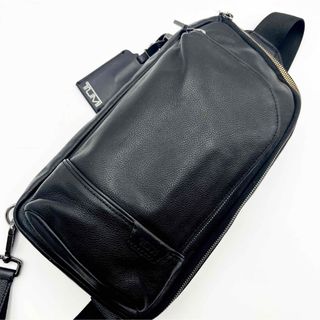 TUMI - 良品 トゥミ 6302035DP ボディバッグ ハリソン レザー シボ 黒