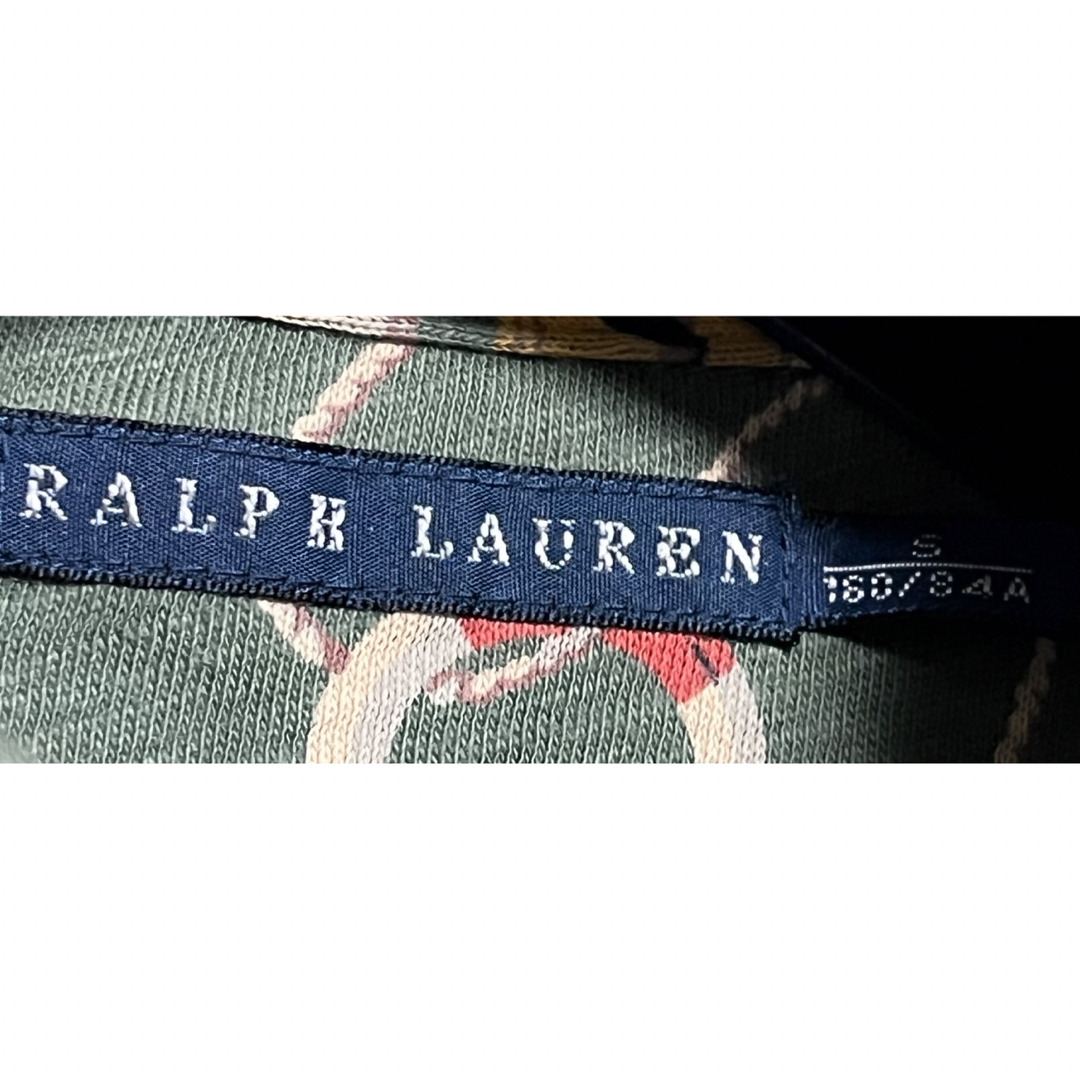 Ralph Lauren(ラルフローレン)の匿名発送　美品　ラルフローレン　マリンスカーフデザインポロシャツ　M相当 レディースのトップス(ポロシャツ)の商品写真