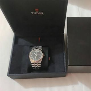チュードル(Tudor)のTUDOR チューダーブラック 28600 腕時計ほぼ新品(腕時計(アナログ))