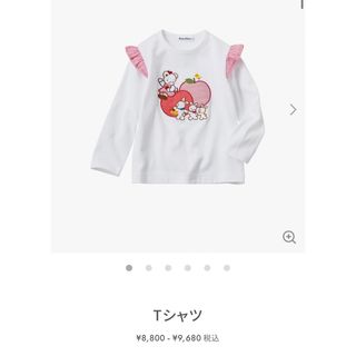 ファミリア(familiar)のファミリア　Tシャツ　りあちゃん　100(Tシャツ/カットソー)