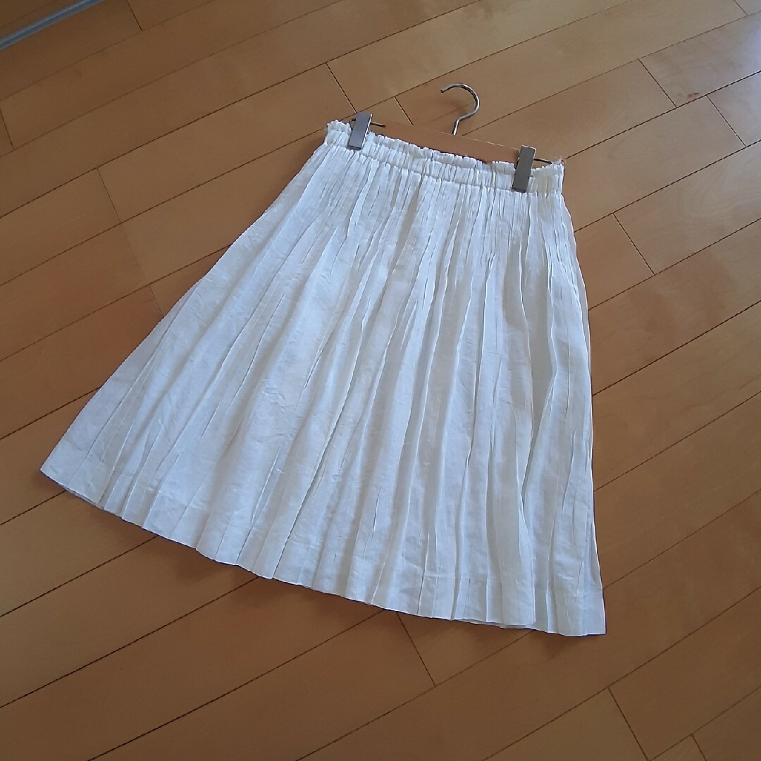 K.T Lino 麻スカート レディースのスカート(ひざ丈スカート)の商品写真