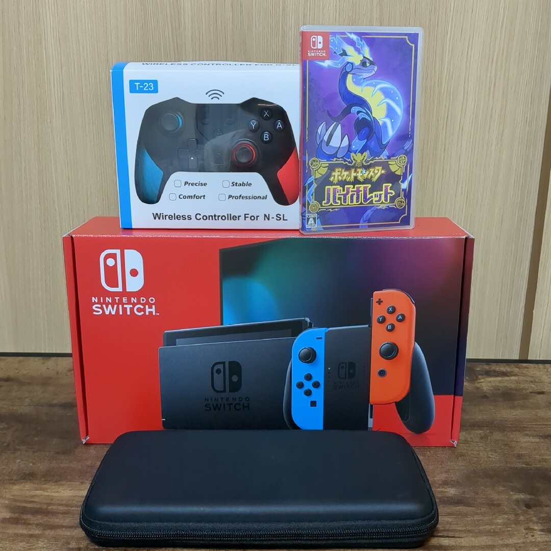 Nintendo Switch(ニンテンドースイッチ)のNintendoswitch　ニンテンドースイッチ　本体＋ソフトセット エンタメ/ホビーのゲームソフト/ゲーム機本体(家庭用ゲーム機本体)の商品写真