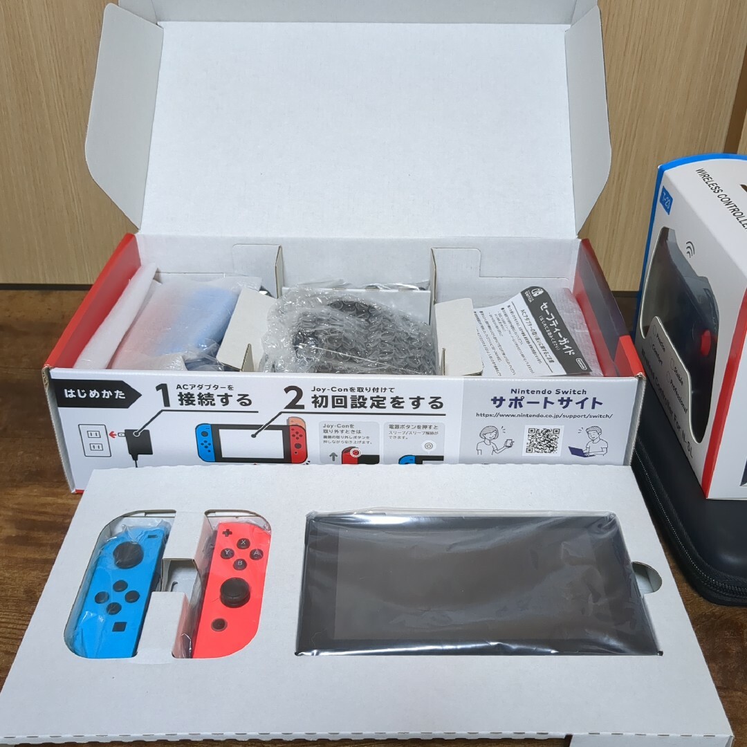 Nintendo Switch(ニンテンドースイッチ)のNintendoswitch　ニンテンドースイッチ　本体＋ソフトセット エンタメ/ホビーのゲームソフト/ゲーム機本体(家庭用ゲーム機本体)の商品写真