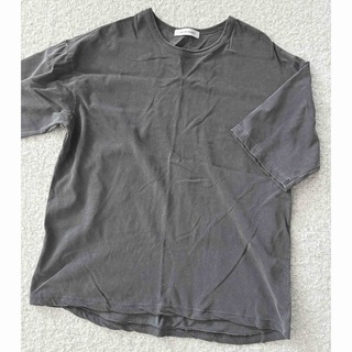 アズールバイマウジー(AZUL by moussy)のアズールバイマウジー メンズ 半袖 Tシャツ グレー L(Tシャツ/カットソー(半袖/袖なし))