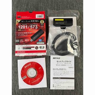 バッファロー(Buffalo)のWi-Fi・WI-U3-1200AX2中古品他(PC周辺機器)