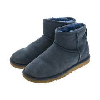 アグオーストラリア(UGG AUSTRALIA)のUGG australia アグオーストラリア ブーツ 23cm 紺 【古着】【中古】(ブーツ)