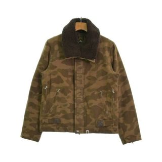 アベイシングエイプ(A BATHING APE)のA BATHING APE アベイシングエイプ ブルゾン M 茶系(迷彩) 【古着】【中古】(その他)