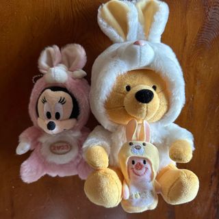 ディズニー(Disney)のディズニーぬいぐるみ　プーさん＆ミニー(ぬいぐるみ)