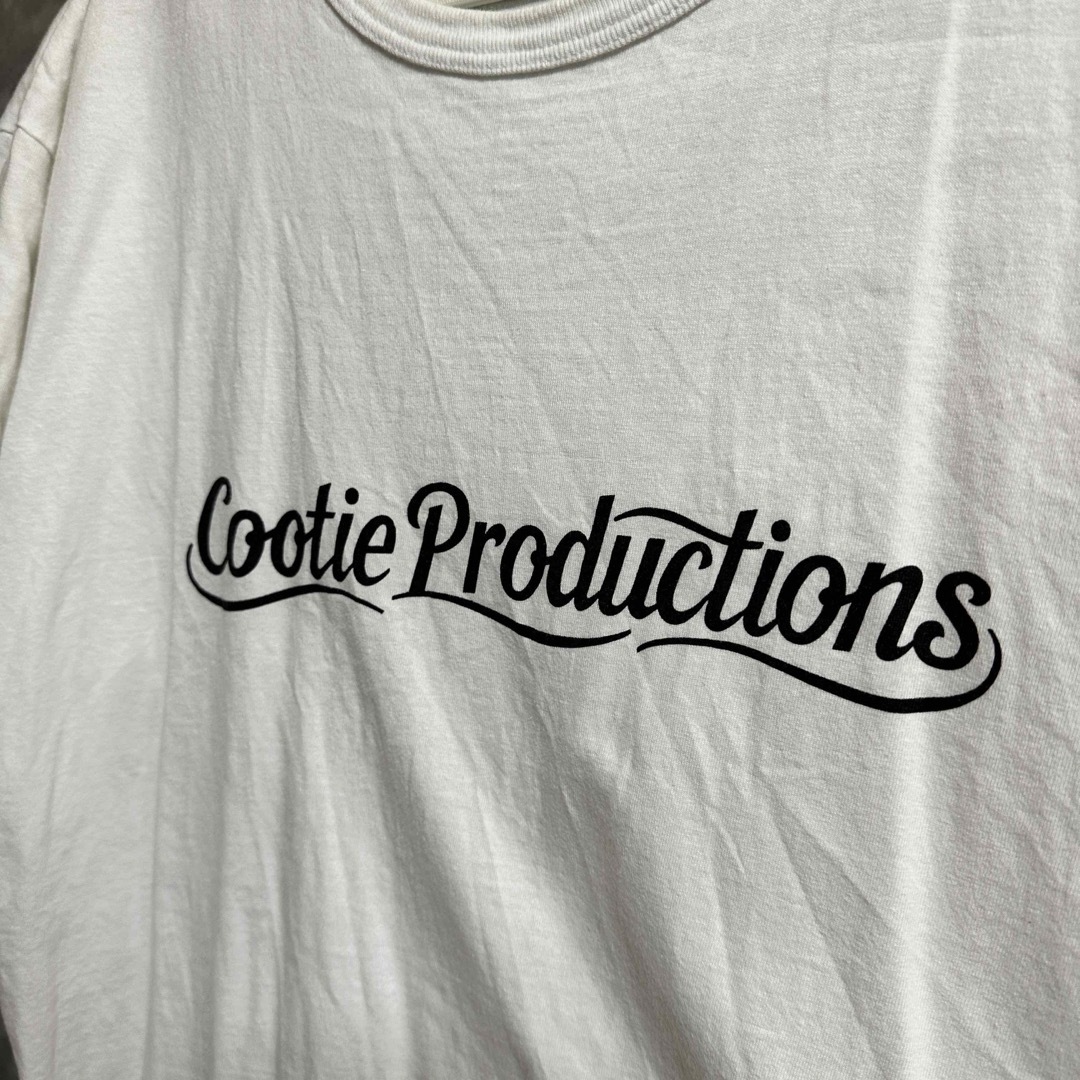 COOTIE(クーティー)のcootie ロゴTシャツ M クーティ ホワイト 半袖 プリント コットン メンズのトップス(Tシャツ/カットソー(半袖/袖なし))の商品写真
