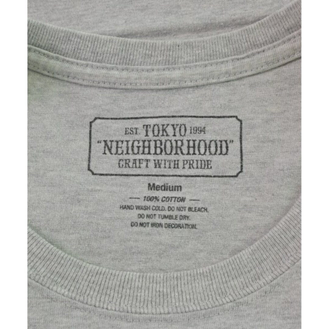 NEIGHBORHOOD(ネイバーフッド)のNEIGHBORHOOD ネイバーフッド Tシャツ・カットソー M ライトグレー 【古着】【中古】 メンズのトップス(Tシャツ/カットソー(半袖/袖なし))の商品写真