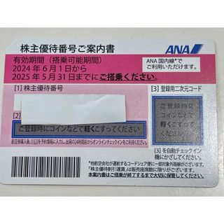 エーエヌエー(ゼンニッポンクウユ)(ANA(全日本空輸))のANA 株主優待券(航空券)