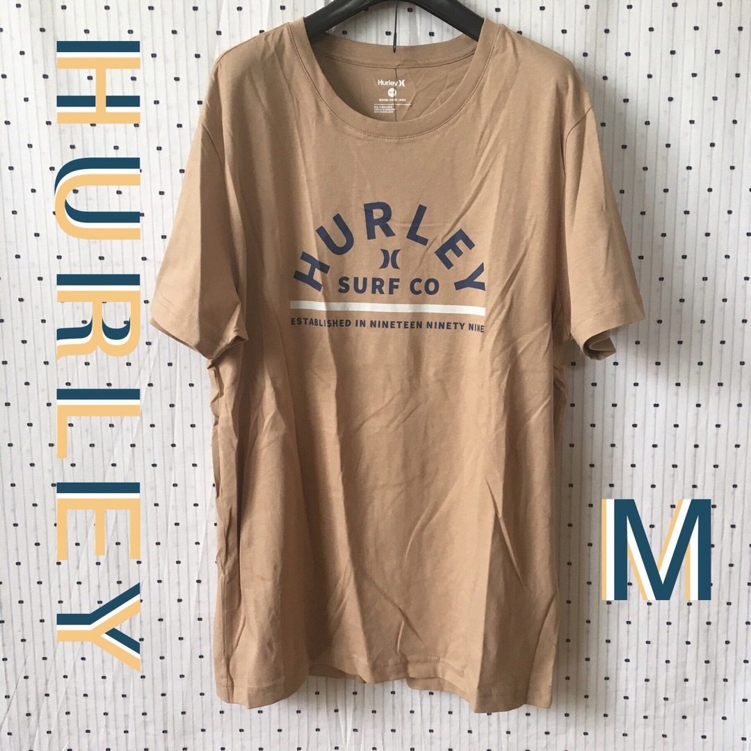 Hurley(ハーレー)のHurleyハーレーUS限定サーフlogoアースTシャツＭ　1点物 メンズのトップス(Tシャツ/カットソー(半袖/袖なし))の商品写真