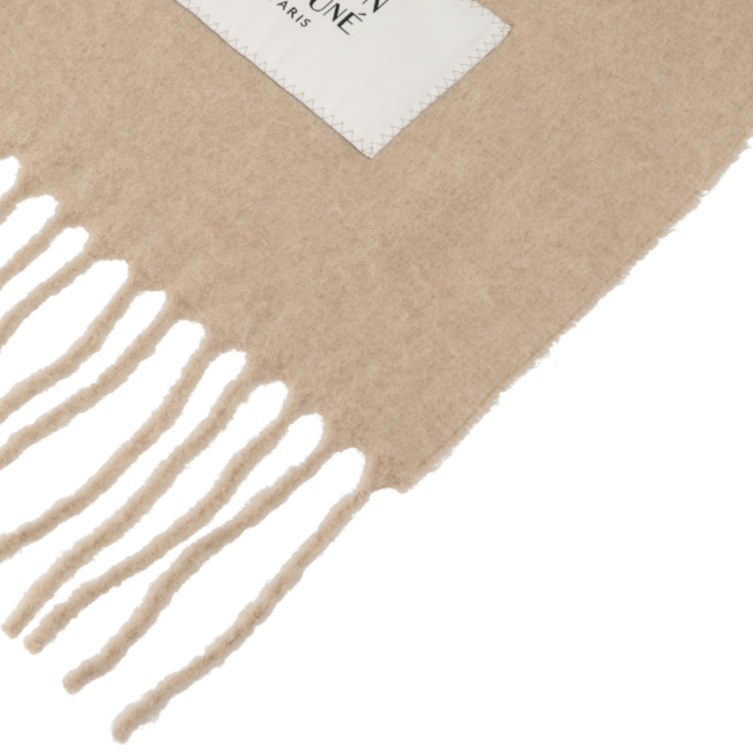 MAISON KITSUNE'(メゾンキツネ)のメゾンキツネ/MAISON KITSUNE ストール メンズ BABY ALPACA PLAIN SCARF マフラー DARK BEIGE LW06206WA0022-0012-P255 _0410ff メンズのファッション小物(マフラー)の商品写真