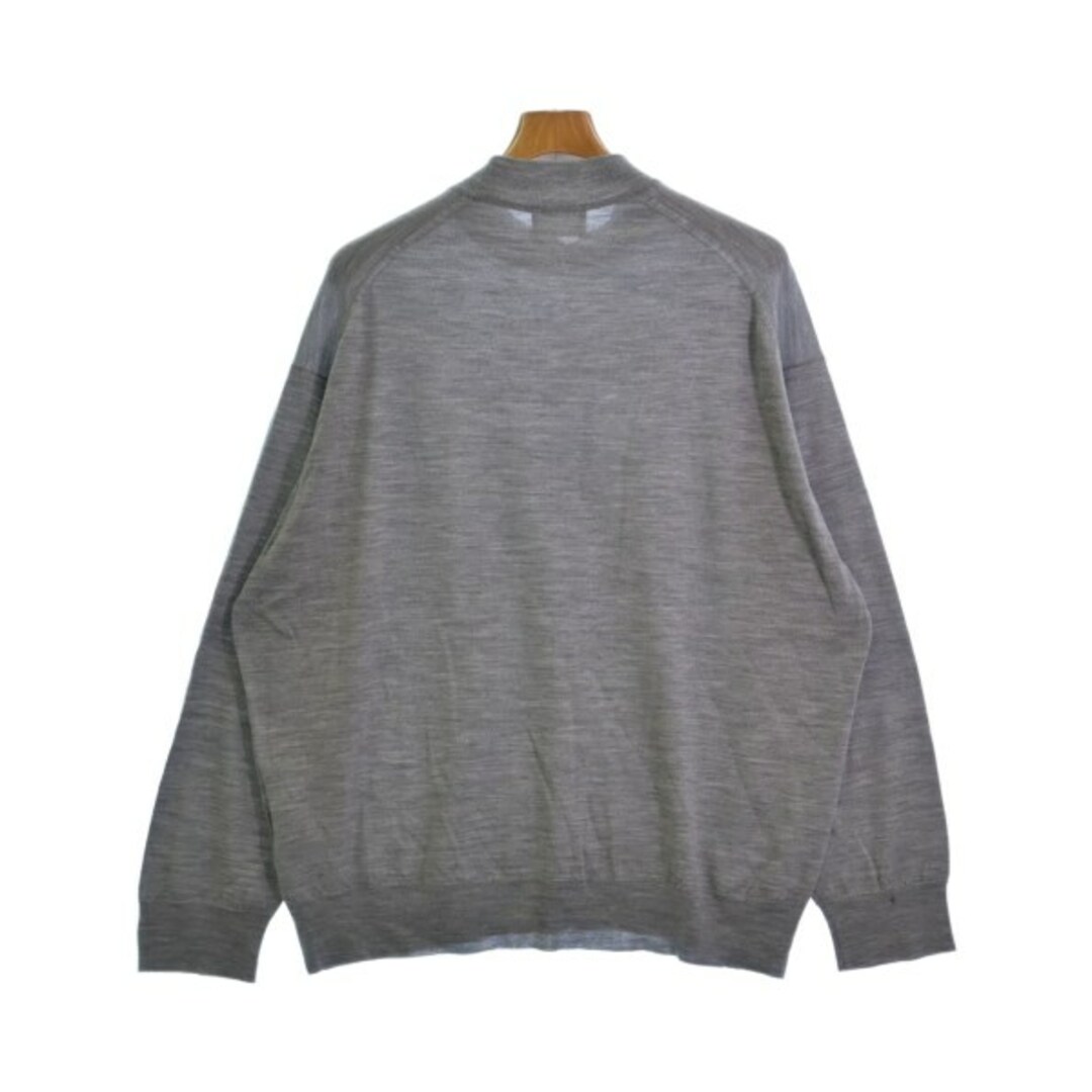 JOHN SMEDLEY(ジョンスメドレー)のJOHN SMEDLEY ジョンスメドレー ニット・セーター M グレー 【古着】【中古】 メンズのトップス(ニット/セーター)の商品写真