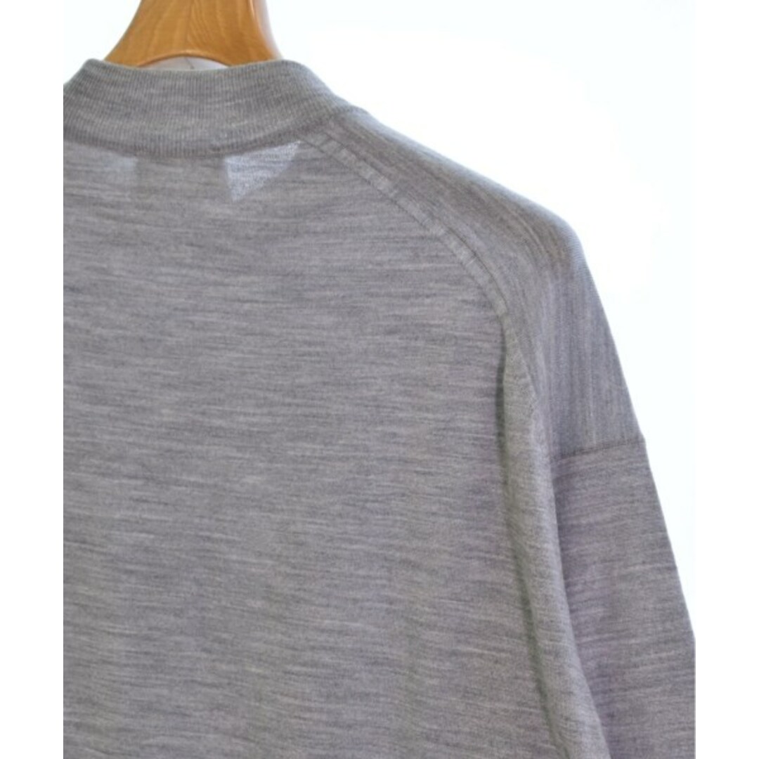 JOHN SMEDLEY(ジョンスメドレー)のJOHN SMEDLEY ジョンスメドレー ニット・セーター M グレー 【古着】【中古】 メンズのトップス(ニット/セーター)の商品写真