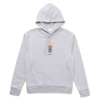 MAISON KITSUNE' - メゾンキツネ/MAISON KITSUNE スウェットアパレル メンズ DRESSED FOX REGULAR HOODIE パーカー LIGHT GREY MELANGE LM00304KM0001-0001-H120 _0410ff