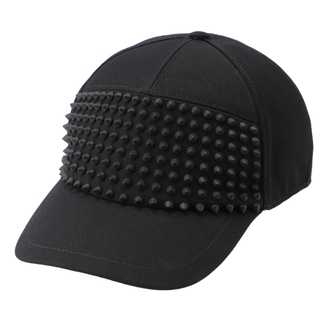 クリスチャンルブタン(Christian Louboutin)のクリスチャンルブタン/CHRISTIAN LOUBOUTIN 帽子 メンズ CAPITO キャップ BLACK/BLACK/BLACK 3235320-0021-B260 _0410ff(キャップ)