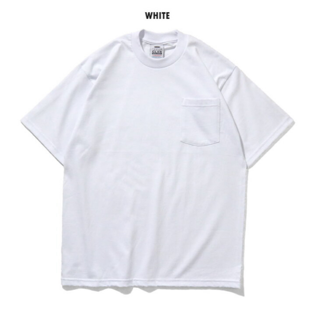 PRO CLUB(プロクラブ)の新品 プロクラブ ヘビーウエイト ポケット 無地 半袖Tシャツ 白黒2枚 XL メンズのトップス(Tシャツ/カットソー(半袖/袖なし))の商品写真