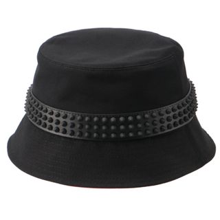 クリスチャンルブタン(Christian Louboutin)のクリスチャンルブタン/CHRISTIAN LOUBOUTIN 帽子 メンズ BOBINO バケットハット BLACK/BLACK/BLACK 3235326-0021-B260 _0410ff(ハット)