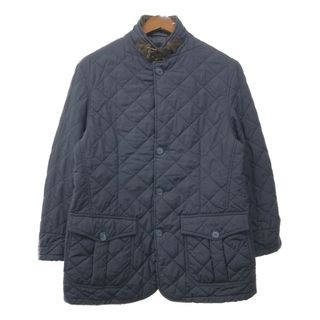 バーブァー(Barbour)のBarbour バブアー キルティングジャケット ネイビー (メンズ L) 中古 古着 Q6636(その他)