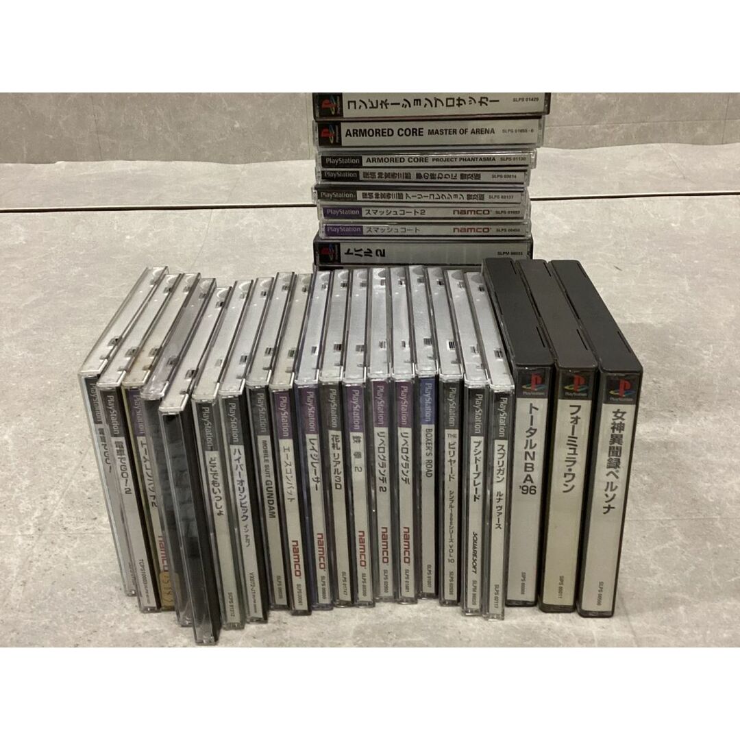 PlayStation1/プレイステーション1/プレステ1/PS1 リベログランテ レイジレーサー グランツーリスモ エースコンバット2 等ソフト30点以上セット エンタメ/ホビーのゲームソフト/ゲーム機本体(家庭用ゲームソフト)の商品写真