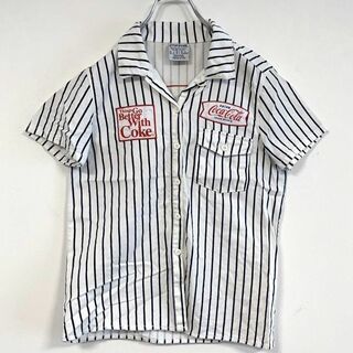 Coca Cola 半袖 シャツ Sサイズ ワークシャツ 90年代 コカコーラ(Tシャツ/カットソー(半袖/袖なし))