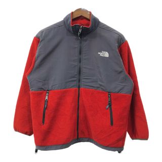 ザノースフェイス(THE NORTH FACE)のTHE NORTH FACE ノースフェイス フリースジャケット アウトドア ワンポイント レッド (ユース XL) 中古 古着 Q6638(ジャケット/上着)