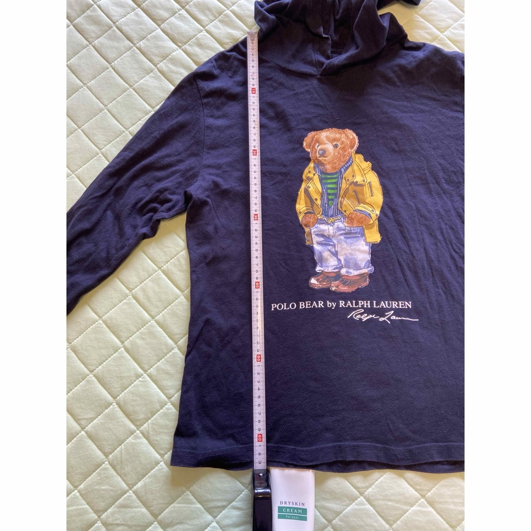 POLO RALPH LAUREN(ポロラルフローレン)のポロラルフローレン　薄手パーカー　ポロベア　レディースL相当　美品 レディースのトップス(パーカー)の商品写真