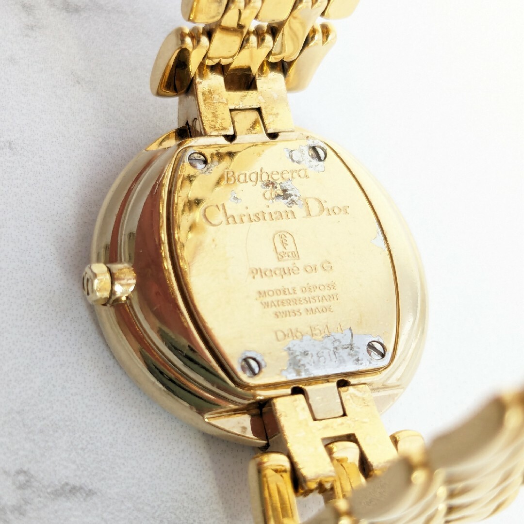 Christian Dior(クリスチャンディオール)の稼働品 Christian Dior バギラ ブラックムーン ディオール 腕時計 レディースのファッション小物(腕時計)の商品写真