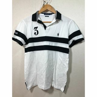 600551● POLO RALPH LAUREN ボーダー ポロシャツ S (ポロシャツ)