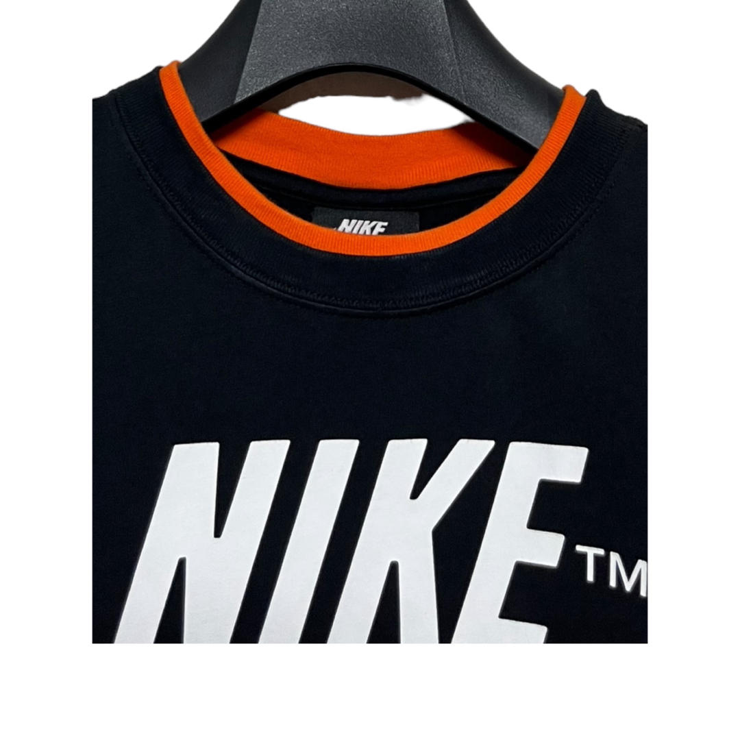 NIKE(ナイキ)の匿名発送　美品　NIKE ナイキ　2段デザインプリントT サイズM レディースのトップス(Tシャツ(半袖/袖なし))の商品写真