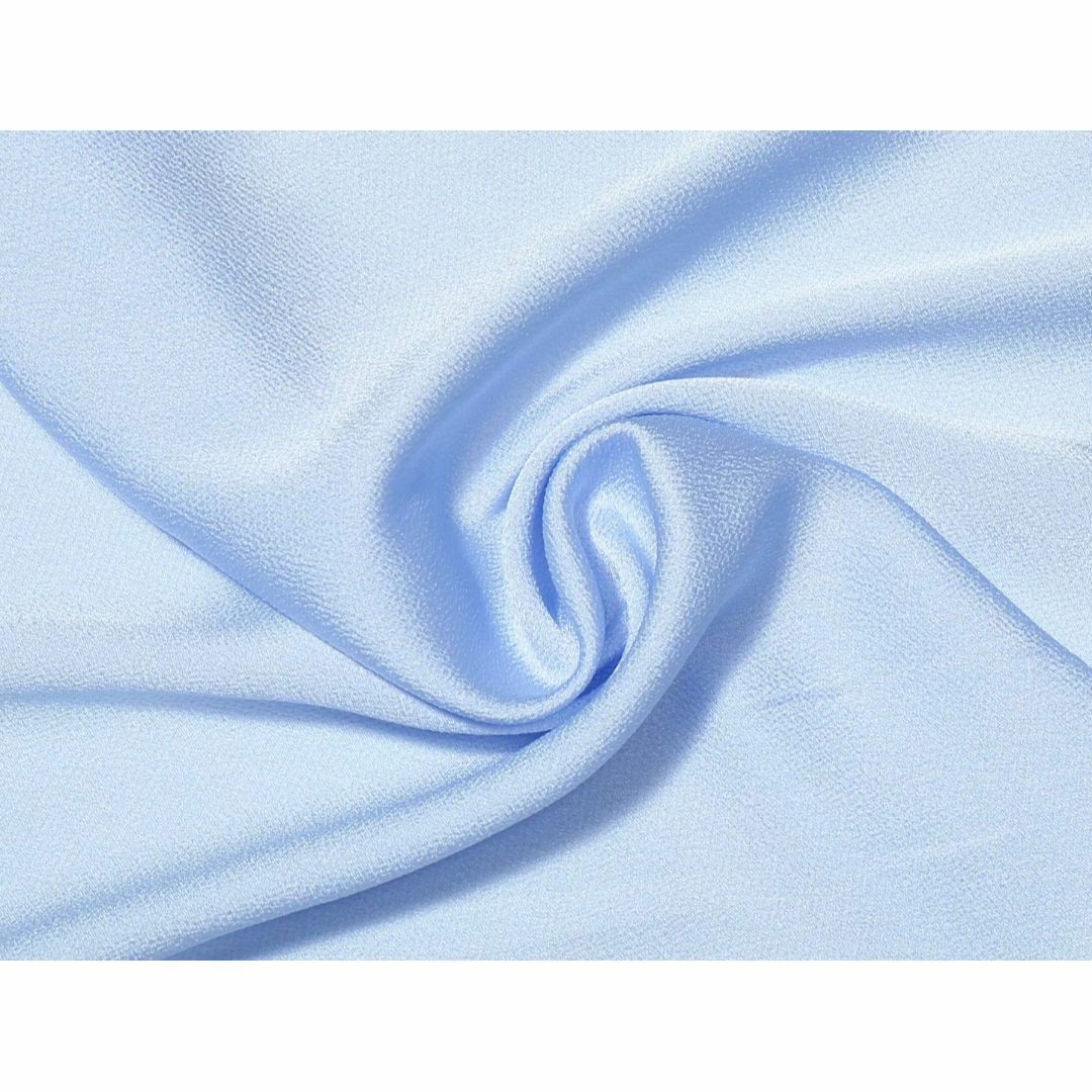 【色: ライトブルー】[Allegra K] シルクスカーフ ネッカチーフ リボ レディースのファッション小物(その他)の商品写真