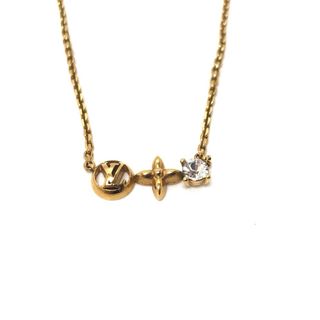 ルイヴィトン(LOUIS VUITTON)のルイヴィトン LOUIS VUITTON コリエ・プティ ルイ レディース M00368 アクセサリー　モノグラムフラワー ネックレス GP ゴールド(ネックレス)