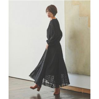 ★新品★ジャガードワンピース(ロングワンピース/マキシワンピース)