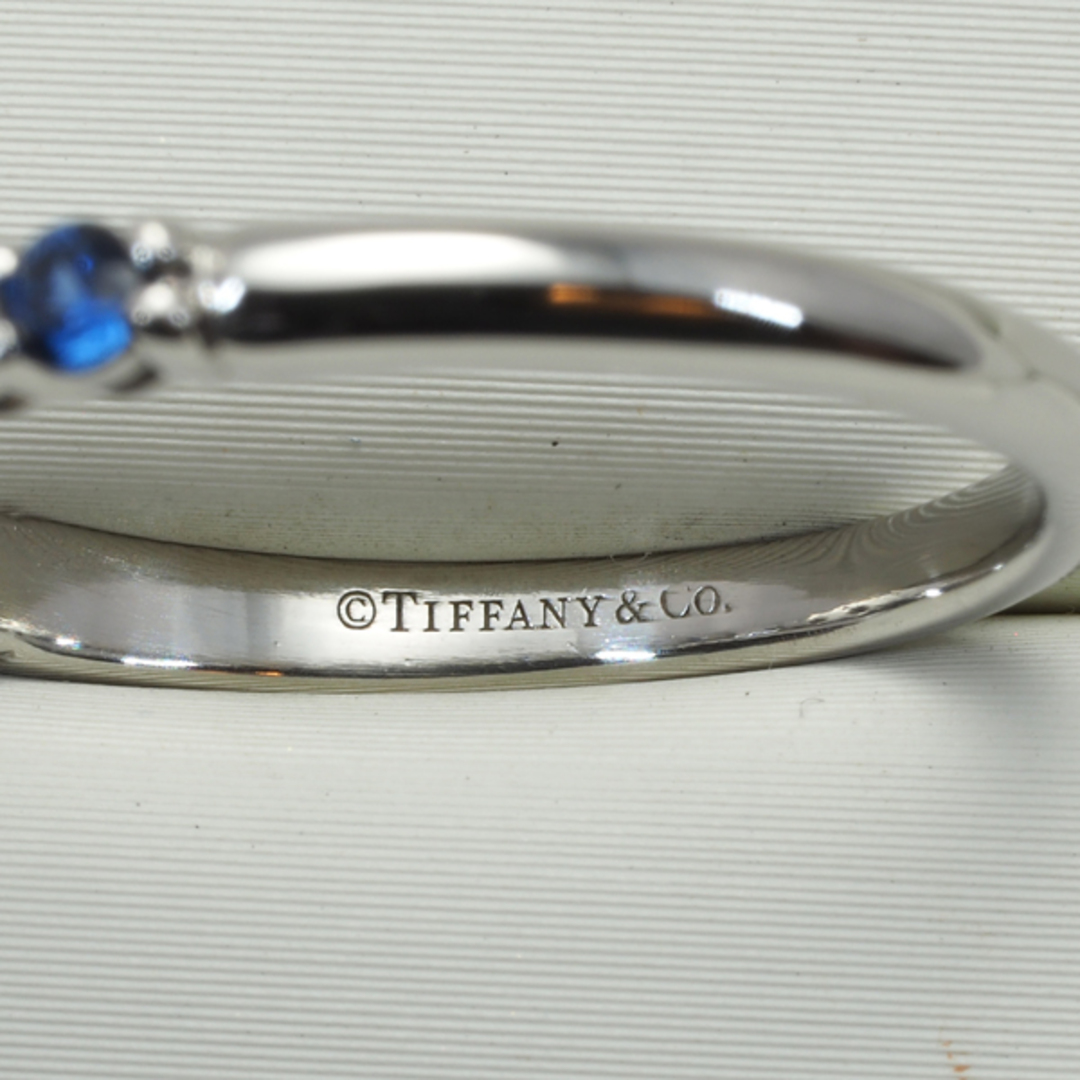 Tiffany & Co.(ティファニー)のティファニー リング サファイア ダイヤ エンブレイス シェアドプロング　11号  Pt950  レディースのアクセサリー(リング(指輪))の商品写真