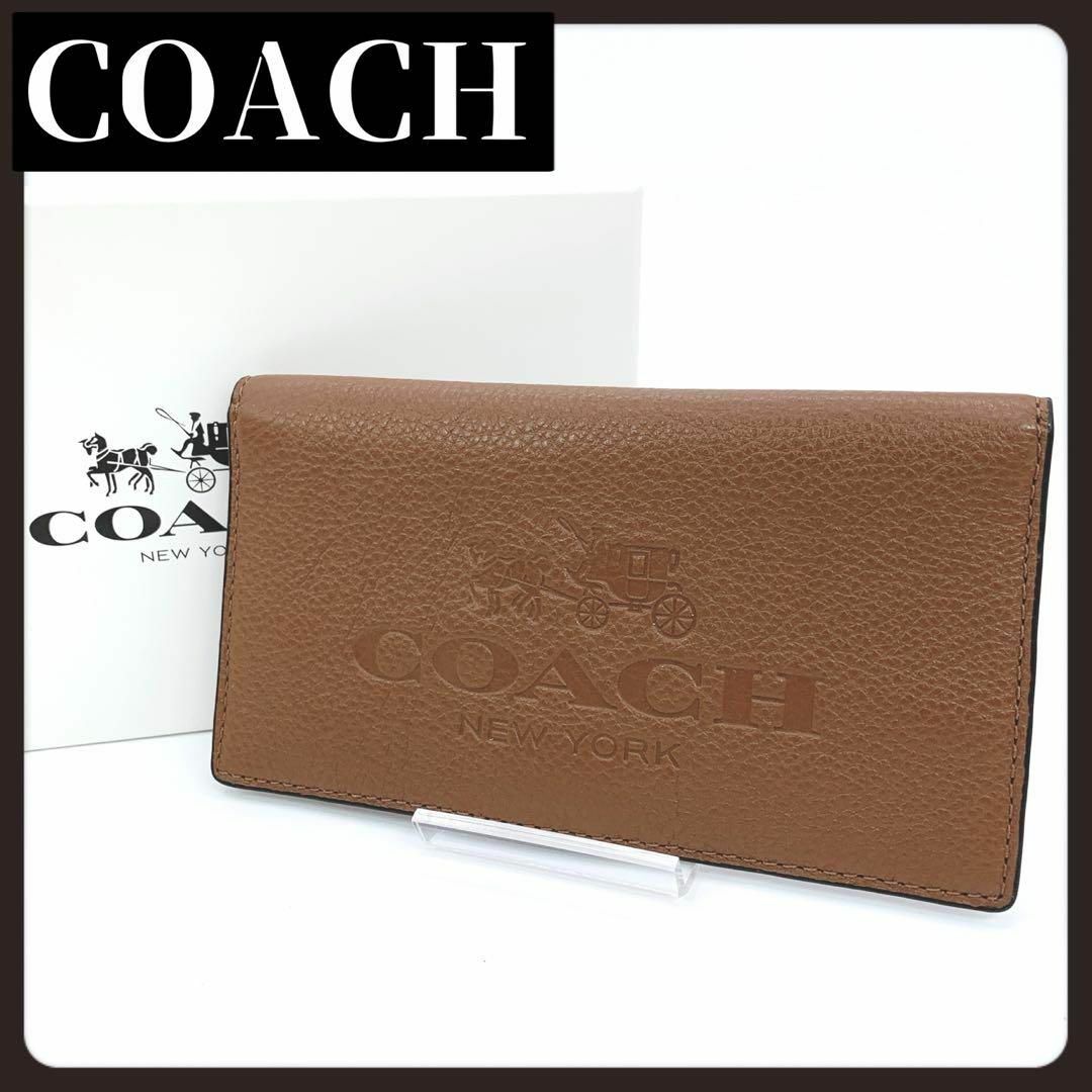 COACH(コーチ)のCOACH　コーチ　お札入れ　チケット入れ　長財布　ブラウン レディースのファッション小物(財布)の商品写真