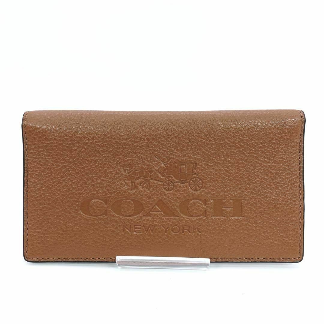 COACH(コーチ)のCOACH　コーチ　お札入れ　チケット入れ　長財布　ブラウン レディースのファッション小物(財布)の商品写真